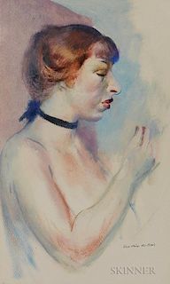 Guy Pène du Bois (American, 1884-1958)      Portrait of Juliana Force