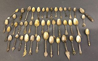 Forty-three Souvenir Spoons