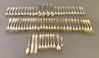 Grouping of Pure Coin Silver Flatware