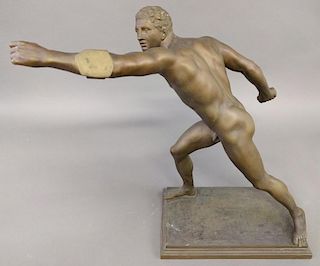 Bronze Figure of Borghese Gladiator