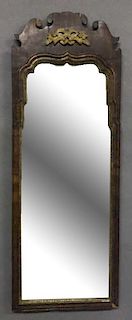 Large Queen Anne Style Mahogany Mirror