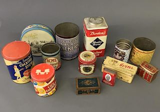 Early Advertising Tins