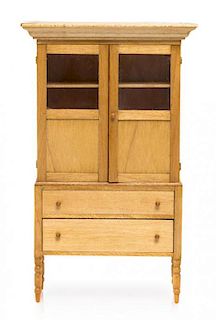 * A Shaker Style Bookcase, Height 6 3/4 x width 4 1/8 x depth 1 3/4 inches.