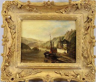 Thomas Ender (1793 - 1875) Coastal Landscape