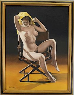 Ron Van Gilder (born 1946) Seated Nude Woman