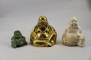 (3) Asian Seated Buddhas