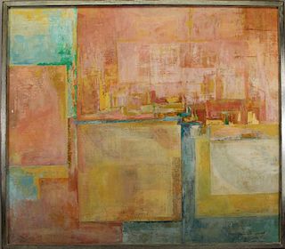 J...? Shapiro, Signed 20th C. Abstract Painting