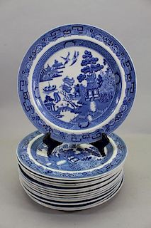 (13) Willow Pattern by Wedgwood Dishes