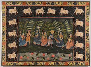 Southeast Asian Painting on Silk