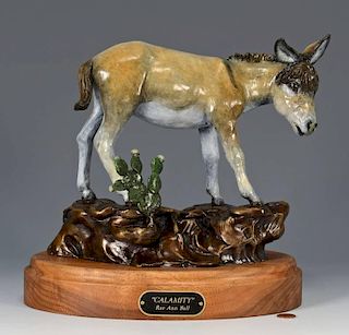 Rae Ann Ball Bronze Sculpture "Calamity"