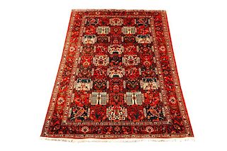 Hand Woven Persian Room Sized Rug - 6' 4" x 9' 7"