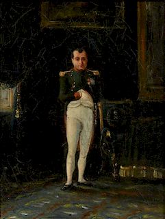 Continental Oil Portrait of Napoleon