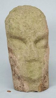 Carved Limestone Sculpture attr. Jack Kershaw