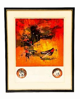 Lebadang Hoi, Signed Lithograph on Paper