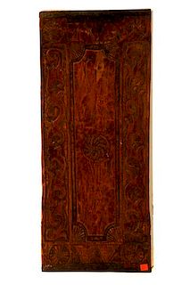 French Provincial Style Carved Wood Panel