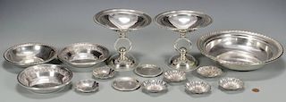 15 Sterling Silver Table Items
