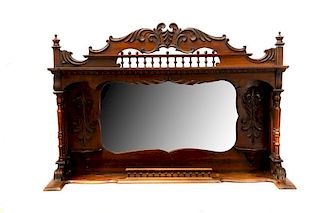 Renaissance Revival Style Sideboard Mirror