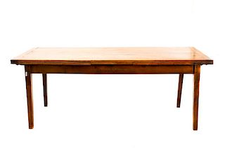 French Fruitwood Extension Farm Table