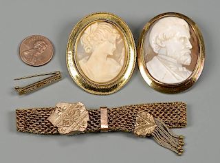 4 pcs Victorian Jewelry