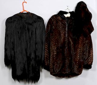 2 Ladies Fur Coats, 1 Monkey Fur