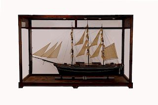 Large Scale Cutty Sark Model in Case