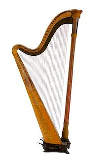 Fine Irish Regency Classical Harp by John Egan