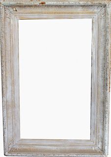 American, Carved Large Fluted Cove Frame