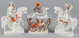 Pair of Staffordshire figures