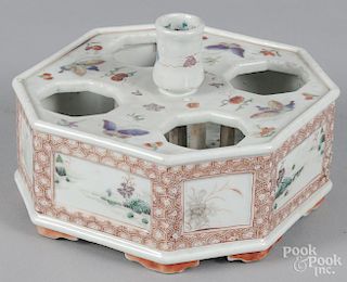Chinese export porcelain cruet stand, 19th c.