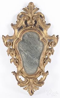 Pair of Italian giltwood mirrors, 19th c.