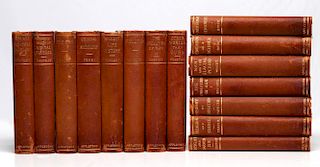 A LATE 19TH C. SET OF BOOKS ON SCIENCE AND HISTORY