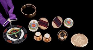 A LOT OF MASONIC AND FRATERNAL CLUB JEWELRY
