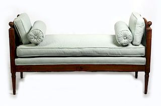 AN EARLY 19TH CENTURY CONTINENTAL DAY BED