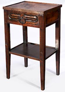 AN 18TH CENTURY CONTINENTAL FRUITWOOD STAND