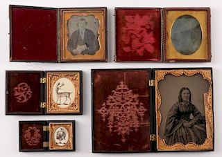 A COLLECTION OF 19TH C. IMAGES AND UNION CASES