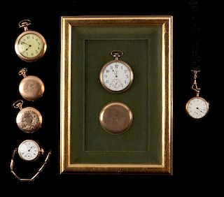 A COLLECTION OF ANTIQUE LADIES WATCHES
