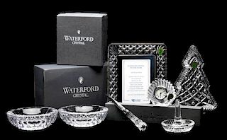 A COLLECTION OF WATERFORD CRYSTAL GIFT ITEMS