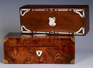 TWO GOOD 19TH CENTURY FRENCH BOXES