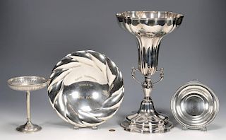 Group of sterling and silverplate