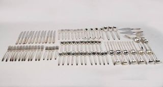 88 PIECES OF TOWLE STERLING SILVER FLATWARE