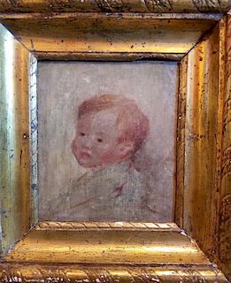 Pierre Auguste Renoir (French, 1841-1919) attr., Portrait of Child