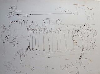 William G. Congdon (1912-1998) Italian sketches