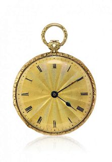 Two gold key-winding pocket watches, 1830 and 1850