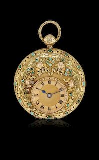 Swiss key-winding pocket watch, 1830 circa