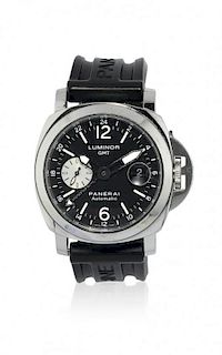 Men's wristwatch panerai gmt ref. 6554, sold in 2003