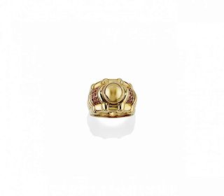 gold and ruby ring,  piaget
