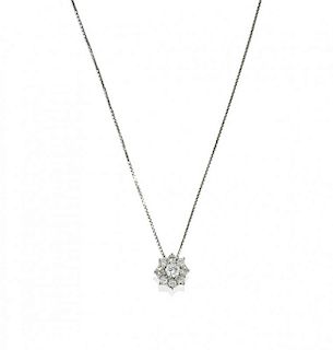diamond-pendant necklace
