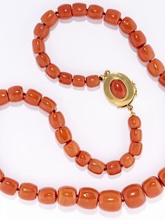 CORAL  NECKLACE