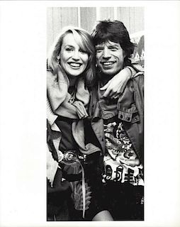 JERRY HALL and MICK JAGGER by KEN REGAN
