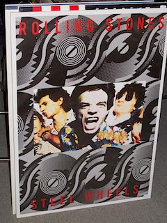 The Rolling Stones Steel Wheels Tour Poster, 1989